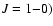 $\emph{J} = 1{-}0)$