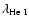 $\lambda_{\rm He~I}$