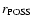 $r_{\rm POSS}$