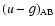 $(u-g)_{\rm AB}$