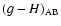 $(g-H)_{\rm AB}$