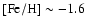 $\rm [Fe/H] \sim -1.6$