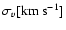 $\sigma_v {\rm [km~s^{-1}]}$