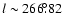 ${\it l} \sim 266\fdg82$