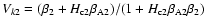 $V_{k2}=(\beta_{2}+H_{{\rm c}2}\beta_{{\rm A}2}) /
(1+H_{{\rm c}2}\beta_{{\rm A}2}\beta_{2})$