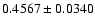 $0.4567\pm0.0340$