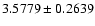$3.5779\pm0.2639$