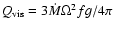 $Q_{\rm vis}=3\dot{M}\Omega^2fg/4\pi$