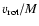 $v_{\rm rot}/M$