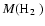 $M(\mbox{H$_2$ })$
