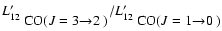 ${L}'_{\mbox{$^{12}$ {\rm CO}($J=3$$\to$$2$ )}}/{L}'_{\mbox{$^{12}$ {\rm CO}($J=1$$\to$$0$ )}}$