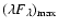 $(\lambda F{_{\rm\lambda}}){_{\rm max}}$