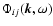 $\Phi_{ij}(\vec{k},\omega)$