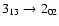 $3_{13}\rightarrow 2_{02}$
