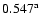 $0.547^{\rm a}$