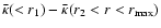 $\bar{\kappa }(<r_1) -
\bar{\kappa }(r_2<r<r_{\rm max})$