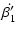 $\displaystyle \dot{\beta'_1}$