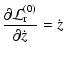 $\displaystyle \frac{\partial\mathcal{L}^{(0)}_{\rm r}}{\partial\dot{z}} =
\dot{z}$