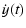 $\displaystyle \dot{y}(t)$