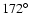 $172\hbox{$^\circ$ }$