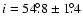 $i = 54\fdg8 \pm 1\fdg4$