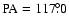 $\rm PA=117\fdg0$