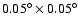 $0.05^\circ \times 0.05^\circ $