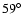 $59^\circ$