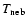 $T_{\rm neb}$