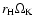 $r_{\mbox{\scriptsize H}} \Omega_{\mbox{\scriptsize K}}$