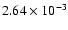 $2.64\times10^{-3}$