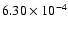 $6.30\times10^{-4}$