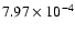 $7.97\times10^{-4}$