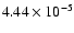 $4.44\times10^{-5}$
