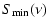 $\displaystyle S_{\rm min}(\nu)$