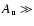 $A_{\rm u} \gg$
