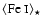 $\langle\mbox{Fe {\sc i}}\rangle_{\star}$