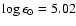 $\log \epsilon_{\odot} = 5.02$