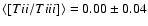 $\langle [Ti {\sc i}/Ti {\sc ii}]\rangle = 0.00 \pm 0.04$