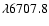 $\lambda 6707.8$