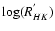 $\log(R^{'}_{HK})$