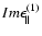 $Im\epsilon_{\parallel}^{(1)}$