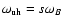 $\omega_{\rm uh}=s\omega_B$