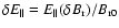 $\delta
E_{\parallel}=E_{\parallel} (\delta B_{\rm r})/B_{\rm r0}$