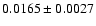 $0.0165\pm 0.0027$