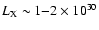 $L_{\rm X} \sim 1{-}2 \times 10^{30}$