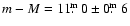 $m-M=11\hbox{$.\!\!^{\rm m}$ }0\pm0\hbox{$.\!\!^{\rm m}$ }6$