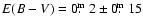 $E(B-V)=0\hbox{$.\!\!^{\rm m}$ }2\pm0\hbox{$.\!\!^{\rm m}$ }15$