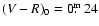 $(V-R)_0=0\hbox{$.\!\!^{\rm m}$ }24$