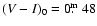 $(V-I)_0=0\hbox{$.\!\!^{\rm m}$ }48$